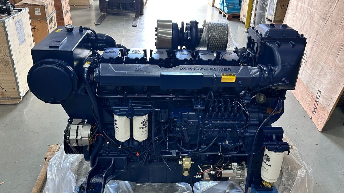 Motor diesel marítimo Weichai Power em estoque na Viamare